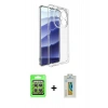 MARSİLYAN™- Redmi Note 14 Pro 4G Kılıf Zirve Doku - Şeffaf Polymer Nano Ekran Koruyucu + Raze Metal Kamera Lens - GS