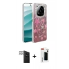 MARSİLYAN™- Redmi Note 14 Pro 4G Kılıf Zirve Modern Prime - Şeffaf Hayalet Polymer Nano Ekran Koruyucu + PVD Metal Kamera Lens - SH