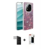 MARSİLYAN™- Redmi Note 14 Pro 4G Kılıf Zirve Modern Prime - Şeffaf Hayalet Polymer Nano Ekran Koruyucu + PVD Metal Kamera Lens - SH