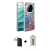 MARSİLYAN™- Redmi Note 14 Pro 4G Kılıf Zirve Modern Prime - Şeffaf Polymer Nano Ekran Koruyucu + PVD Metal Kamera Lens - SH