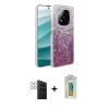 MARSİLYAN™- Redmi Note 14 Pro 4G Kılıf Zirve Modern Prime - Şeffaf Polymer Nano Ekran Koruyucu + PVD Metal Kamera Lens - GS