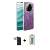 MARSİLYAN™- Redmi Note 14 Pro 4G Kılıf Zirve Modern Prime - Şeffaf Polymer Nano Ekran Koruyucu + PVD Metal Kamera Lens - SH