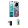 MARSİLYAN™- Redmi Note 14 Pro 4G Kılıf Zirve Modern Prime - Şeffaf Polymer Nano Ekran Koruyucu + PVD Metal Kamera Lens - GS