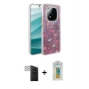 MARSİLYAN™- Redmi Note 14 Pro 4G Kılıf Zirve Modern Prime - Şeffaf Polymer Nano Ekran Koruyucu + PVD Metal Kamera Lens - SH