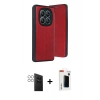 MARSİLYAN™- Redmi Note 14 Pro 4G Kılıf Zirve Yansıma Serisi - Şeffaf Hayalet Polymer Nano Ekran Koruyucu + PVD Metal Kamera Lens - GS