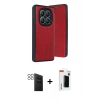 MARSİLYAN™- Redmi Note 14 Pro 4G Kılıf Zirve Yansıma Serisi - Şeffaf Hayalet Polymer Nano Ekran Koruyucu + PVD Metal Kamera Lens - SH