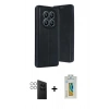 MARSİLYAN™- Redmi Note 14 Pro 4G Kılıf Zirve Yansıma Serisi - Şeffaf Polymer Nano Ekran Koruyucu + PVD Metal Kamera Lens - GS