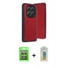MARSİLYAN™- Redmi Note 14 Pro 4G Kılıf Zirve Yansıma Serisi - Şeffaf Polymer Nano Ekran Koruyucu + Raze Metal Kamera Lens - GS