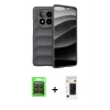 MARSİLYAN™- Redmi Note 15 Pro 5G Kılıf Atlas Koleksiyonu - Siyah 3D Antistatik Hayalet Cam Ekran Koruyucu + Raze Metal Kamera Lens - SH