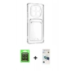 MARSİLYAN™- Redmi Note 15 Pro 5G Kılıf Doruk Klasik Koleksiyonu - Siyah 3D Antistatik Cam Ekran Koruyucu + Raze Metal Kamera Lens - SH