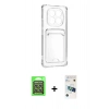 MARSİLYAN™- Redmi Note 15 Pro 5G Kılıf Doruk Klasik Koleksiyonu - Siyah 3D Antistatik Cam Ekran Koruyucu + Raze Metal Kamera Lens - GS