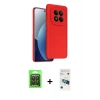 MARSİLYAN™- Redmi Note 15 Pro 5G Kılıf Kozmos Yansıma Özel Seri - Siyah 3D Antistatik Cam Ekran Koruyucu + Raze Metal Kamera Lens - SH