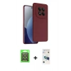 MARSİLYAN™- Redmi Note 15 Pro 5G Kılıf Kozmos Yansıma Özel Seri - Siyah 3D Antistatik Cam Ekran Koruyucu + Raze Metal Kamera Lens - GS