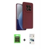 MARSİLYAN™- Redmi Note 15 Pro 5G Kılıf Kozmos Yansıma Özel Seri - Siyah 3D Antistatik Cam Ekran Koruyucu + Raze Metal Kamera Lens - SH