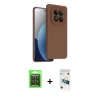 MARSİLYAN™- Redmi Note 15 Pro 5G Kılıf Kozmos Yansıma Özel Seri - Siyah 3D Antistatik Cam Ekran Koruyucu + Raze Metal Kamera Lens - SH