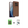 MARSİLYAN™- Redmi Note 15 Pro 5G Kılıf Kozmos Yansıma Özel Seri - Siyah 3D Antistatik Cam Ekran Koruyucu + Raze Metal Kamera Lens - GS