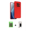 MARSİLYAN™- Redmi Note 15 Pro 5G Kılıf Kozmos Yansıma Özel Seri - Siyah 3D Antistatik Hayalet Cam Ekran Koruyucu + Raze Metal Kamera Lens - GS