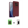 MARSİLYAN™- Redmi Note 15 Pro 5G Kılıf Kozmos Yansıma Özel Seri - Siyah 3D Antistatik Hayalet Cam Ekran Koruyucu + Raze Metal Kamera Lens - SH
