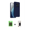 MARSİLYAN™- Redmi Note 15 Pro 5G Kılıf Kozmos Yansıma Özel Seri - Siyah 3D Antistatik Hayalet Cam Ekran Koruyucu + Raze Metal Kamera Lens - SH