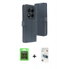 MARSİLYAN™- Redmi Note 15 Pro 5G Kılıf Siluet Işık Serisi - Siyah 3D Antistatik Cam Ekran Koruyucu + Raze Metal Kamera Lens - SH