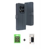 MARSİLYAN™- Redmi Note 15 Pro 5G Kılıf Siluet Işık Serisi - Siyah 3D Antistatik Hayalet Cam Ekran Koruyucu + Raze Metal Kamera Lens - GS