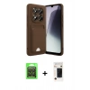 MARSİLYAN™- Redmi Note 15 Pro 5G Kılıf Vadi Çizgi Prime - Siyah 3D Antistatik Hayalet Cam Ekran Koruyucu + Raze Metal Kamera Lens - SH