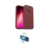 MARSİLYAN™- Redmi Note 8 Kılıf Yankı Yansıma Özel Seri - Siyah 3D Antistatik Seramik Nano Ekran Koruyucu