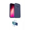 MARSİLYAN™- Redmi Note 8 Kılıf Yankı Yansıma Özel Seri - Siyah 3D Antistatik Seramik Nano Ekran Koruyucu