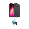 MARSİLYAN™- Redmi Note 8 Kılıf Yankı Yansıma Özel Seri - Siyah 3D Antistatik Seramik Nano Ekran Koruyucu