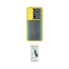 MARSİLYAN™- Redmi Note 8 Pro Kılıf Vadi Çizgi - Şeffaf Pasifik Cam Ekran Koruyucu