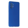 MARSİLYAN™- Samsung Galaxy A72 Kılıf First Silikon - Mavi