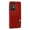 MARSİLYAN™- Samsung Galaxy A72 Kılıf Loop Deri Silikon - Kırmızı