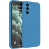 MARSİLYAN™- Samsung Galaxy S23 Fe Kılıf First Silikon - Mavi
