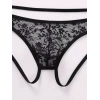 MARSiLYAN-  Seksi Dantelli Arkası Açık Seksi Siyah Erkek Külot TG274626