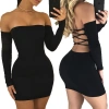 MARSİLYAN™- Sırt Dekolteli Straplez Mini Elbise