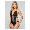 MARSİLYAN- Siyah Dantelli Bodysuit - 939