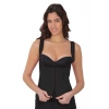 MARSiLYAN-  Siyah MI 9173 Terletici Agraflı Göğsü Açık Atlet Korse