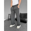 MARSiLYAN- Su Yolu Çizgili Cepli Pantalon - Siyah