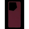 MARSİLYAN™- Tecno Camon 20 Pro 5g Kılıf First Silikon - Bordo