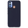 MARSİLYAN™- Tecno Spark 7t Kılıf First Silikon - Lacivert