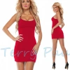 MARSİLYAN™-  TP100865 Kırmızı Askılı Elbise