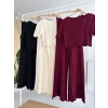 MARSiLYAN- Triko Bluz Pantolon İkili Takım 10084-025