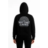 MARSiLYAN- Üç İplik Kapüşonlu Ön Ve Arka Baskılı SweatShirt Hoodie - Siyah