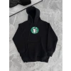 MARSiLYAN- Üç İplik Penye Uzun Kol Kapşonlu SweatShirt - Siyah