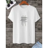 MARSiLYAN- Unisex Baskılı Oversize T-Shirt - Beyaz