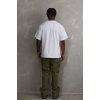 MARSiLYAN- Unisex Baskılı Oversize T-Shirt - Beyaz