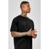 MARSiLYAN- Unisex Baskılı Oversize T-Shirt - Siyah