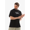 MARSiLYAN- Unisex Bisiklet Yaka Baskılı Oversize T-Shirt - Siyah