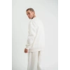 MARSiLYAN- Uzun Kol Bisiklet Yaka Basic SweatShirt - Beyaz
