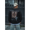 MARSiLYAN- Uzun Kol Bisiklet Yaka Baskılı SweatShirt - Siyah